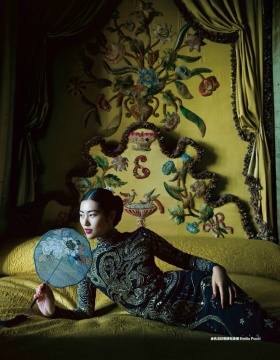 Liu Wen 演绎中国版《Harper’s Bazaar》复古时尚大片 |  摄影：Sun Jun