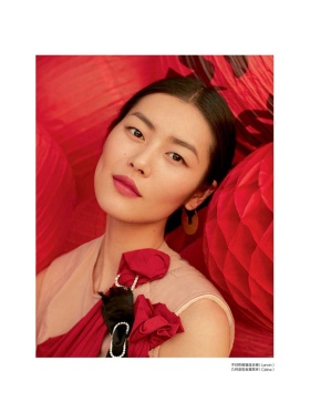 刘雯出镜，中国版《ELLE》红色时尚大片