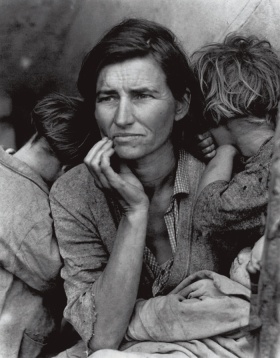 美国传奇女摄影记者Dorothea Lange （罗西亚·兰格）摄影作品