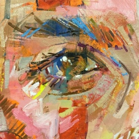 艺术家 安德鲁·萨尔加多 从混乱的颜色中提取出的眼睛 / Andrew Salgado's Intense Eye Painti