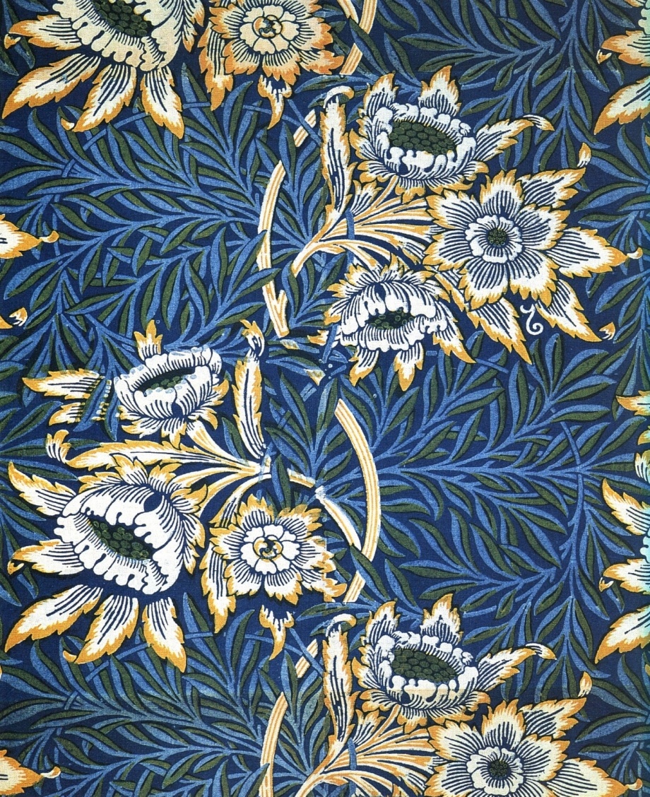 英国艺术家william morris 的花纹艺术