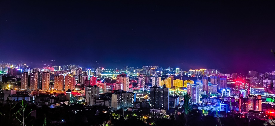 宝鸡市金台区夜景