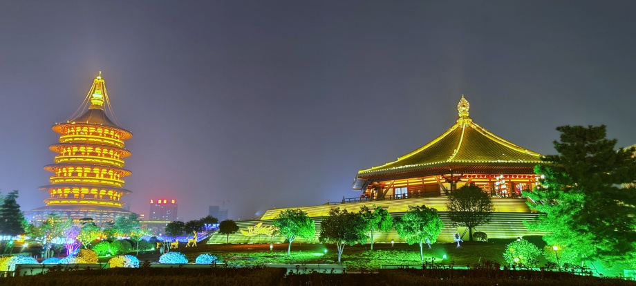 洛阳应天门夜景