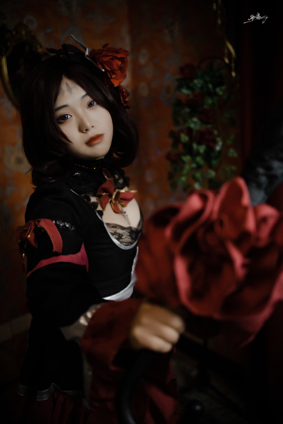   #王者荣耀cos#露娜 血红的月光