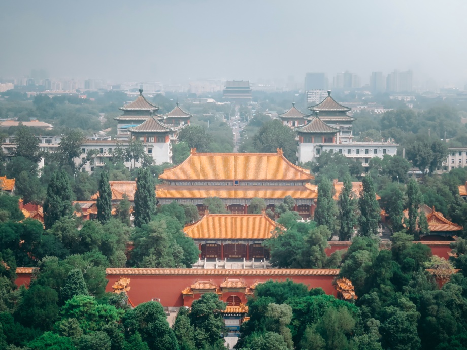 北京半日游故宫博物院全景紫禁之巅景山公园