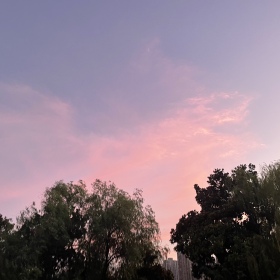 夏天傍晚