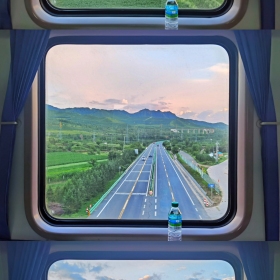 窗外