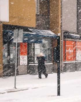风雪中的赫尔辛基
