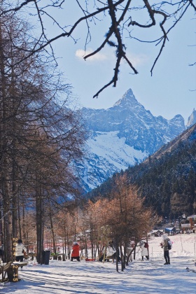 毕棚沟雪景