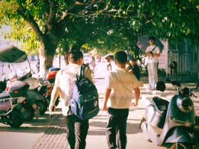 放学了