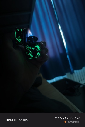 夜晚的光