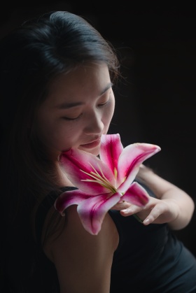 那些百合花