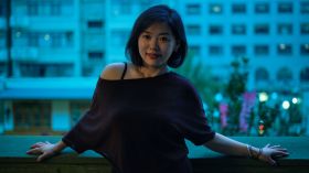 天津海河夜景人像摄影
