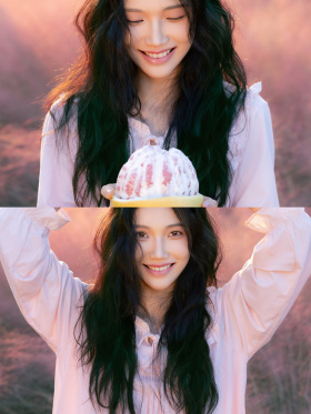 穿睡衣拍粉黛乱子草是种什么样的体验