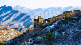 金山岭长城雪景