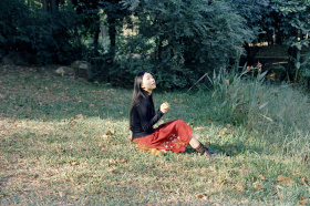 夕阳柔和的洒在我身上