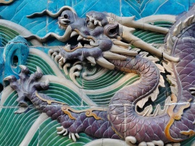 荣耀80手机拍摄，九龙壁。