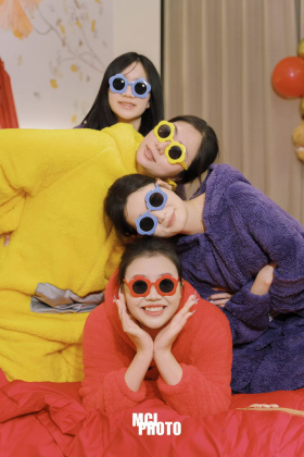 晨袍这样穿保暖又好耍