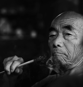 双流观音阁老茶馆的老茶客