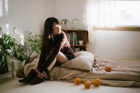 冬日自拍一组秋天感的日杂照片