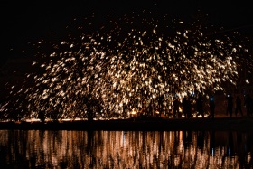 陕西宝鸡凤翔打铁花