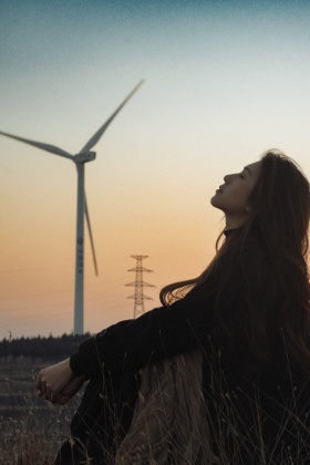 风车摇落满山黄昏