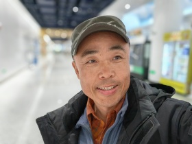 自拍，地铁安华桥站