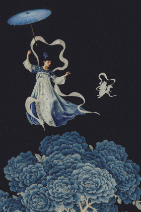云间狸影，花下仙踪