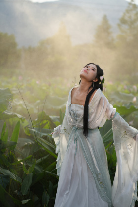 池莲映夏，清风如约