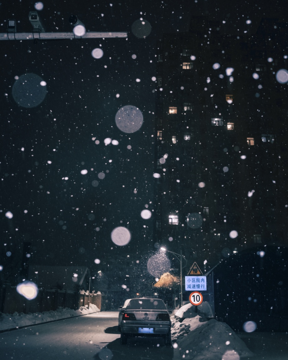 大雪纷飞的夜晚 - 王柳稣 - cnu视觉联盟